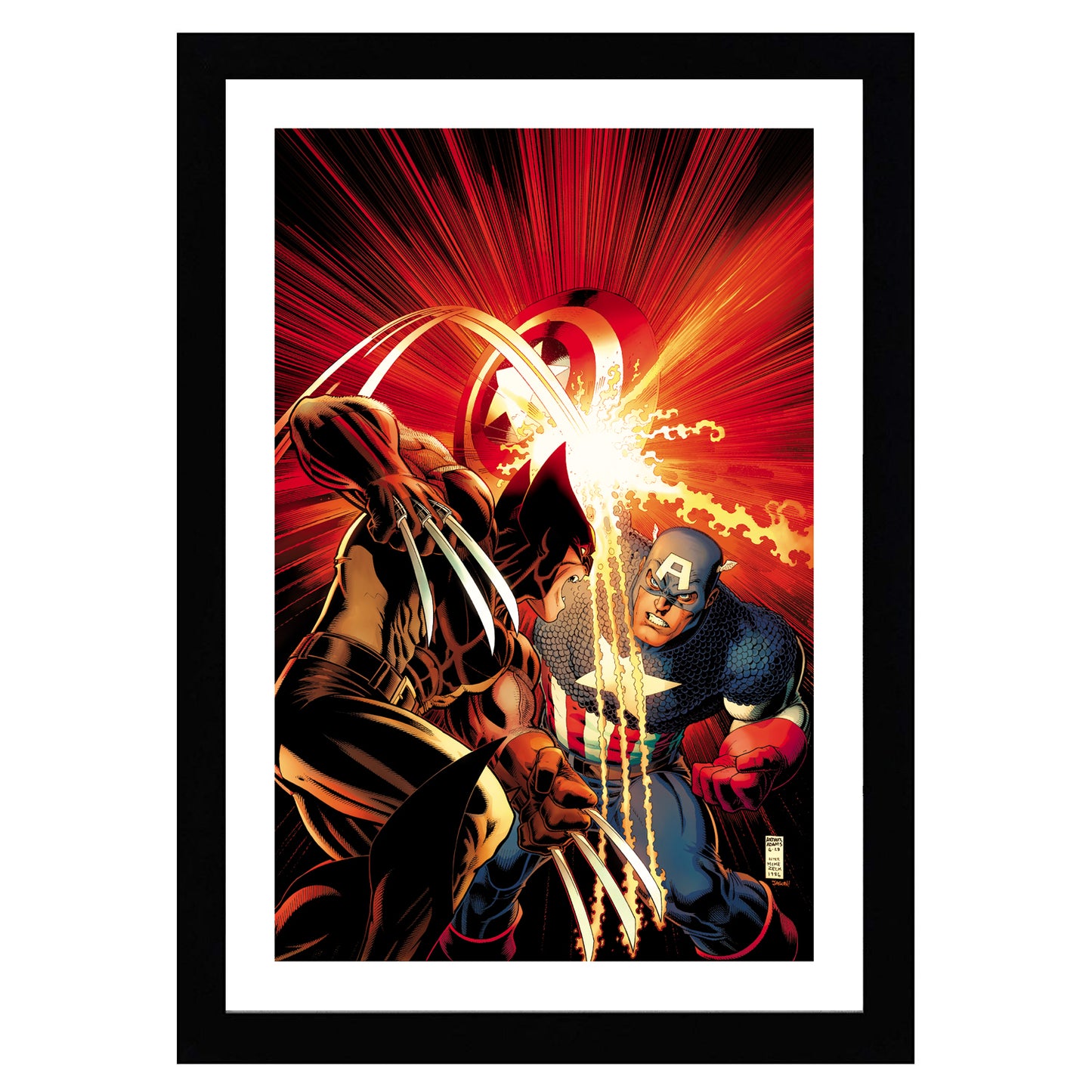 Comic Art Prints Signed 11x17