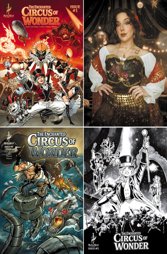BUNDLE!  The Enchanted Circus of Wonder #1.  ALL FOUR COVERS!