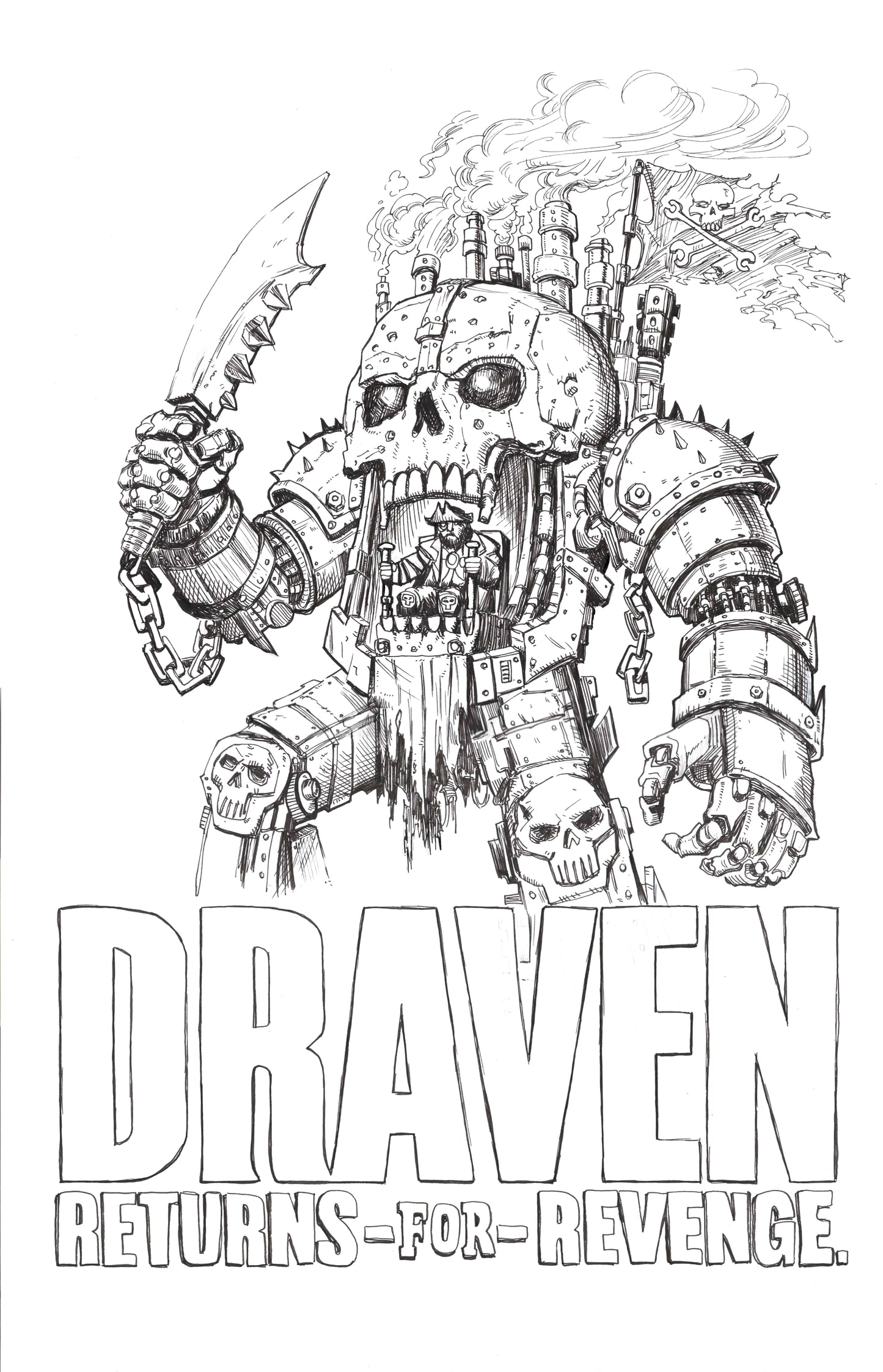 Circus of Wonder Production Art: Captain Draven's Mech Promo Art